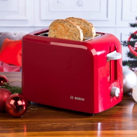 Bosch TAT3A014GB 2 Slice Red Toaster