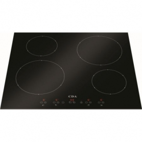 CDA HCN510FR Frameless Touch Control Low Current Four Zone 60cm Induction Hob