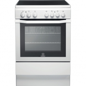 Indesit I6VV2A 60cm cooker with single oven.
