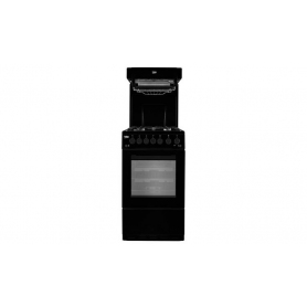 Beko KA52NEB Black gas cooker with eye level grill 50cm - 0